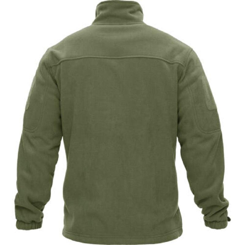 Men's Warm Multi-Pocket Outdoor Tactical Fleece Jacket