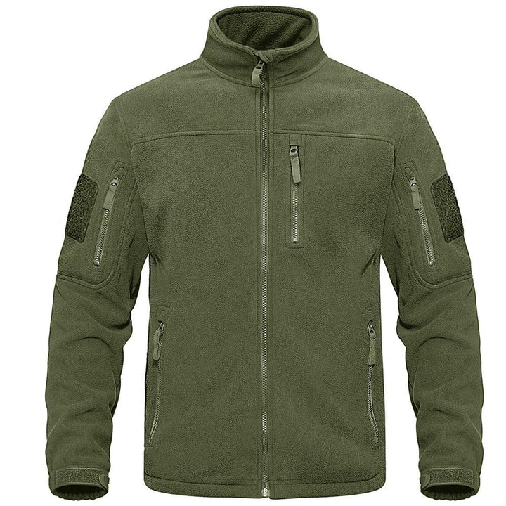 Men's Warm Multi-Pocket Outdoor Tactical Fleece Jacket