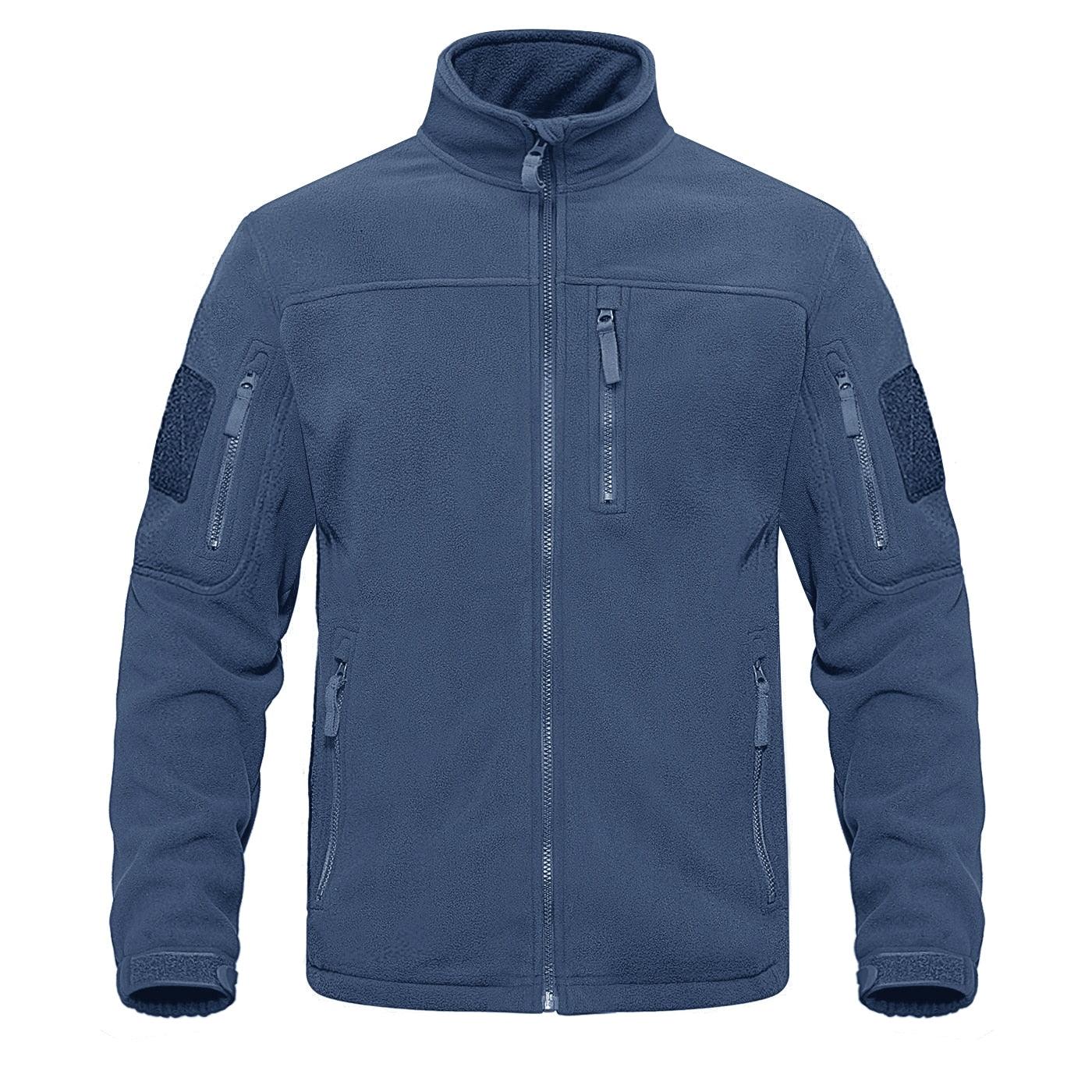 Men's Warm Multi-Pocket Outdoor Tactical Fleece Jacket