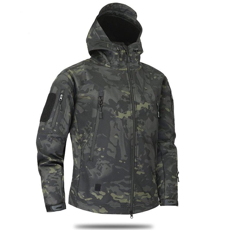 Men's Camouflage Waterproof Hooded Winter Outdoor Jacket