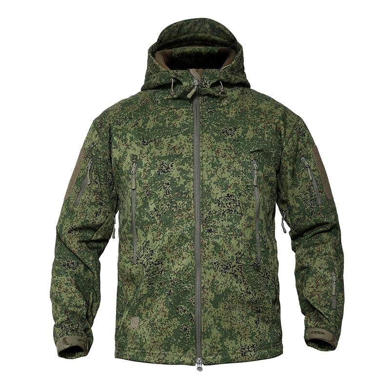 Men's Camouflage Waterproof Hooded Winter Outdoor Jacket