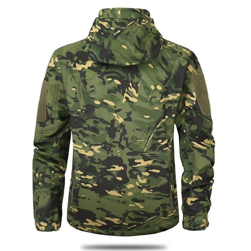 Men's Camouflage Waterproof Hooded Winter Outdoor Jacket