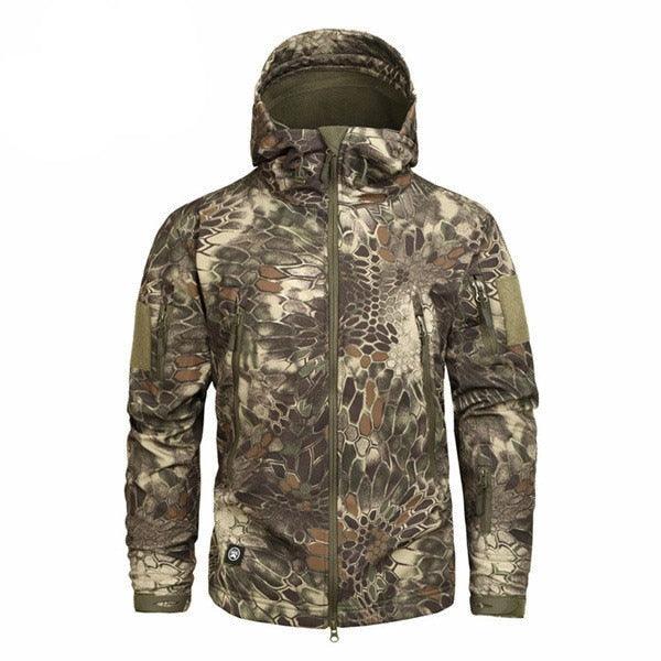 Men's Camouflage Waterproof Hooded Winter Outdoor Jacket