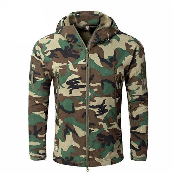 Men's Camouflage Waterproof Hooded Winter Outdoor Jacket