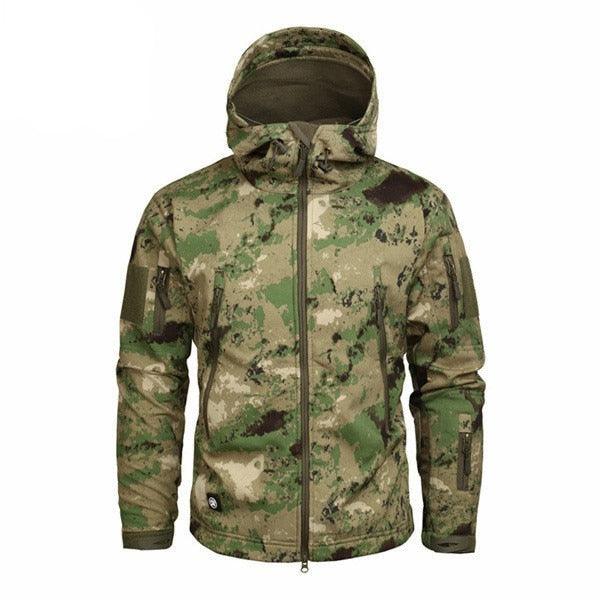 Men's Camouflage Waterproof Hooded Winter Outdoor Jacket