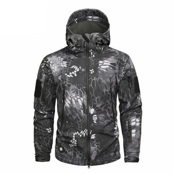 Men's Camouflage Waterproof Hooded Winter Outdoor Jacket
