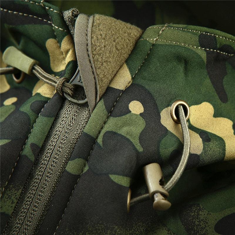 Men's Camouflage Waterproof Hooded Winter Outdoor Jacket