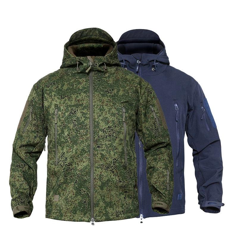 Men's Camouflage Waterproof Hooded Winter Outdoor Jacket