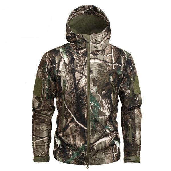 Men's Camouflage Waterproof Hooded Winter Outdoor Jacket