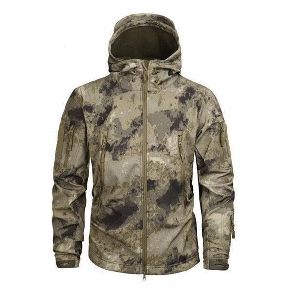 Men's Camouflage Waterproof Hooded Winter Outdoor Jacket