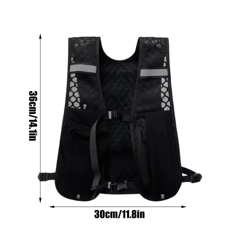 Lightweight Running Hydration Vest With Phone Storage