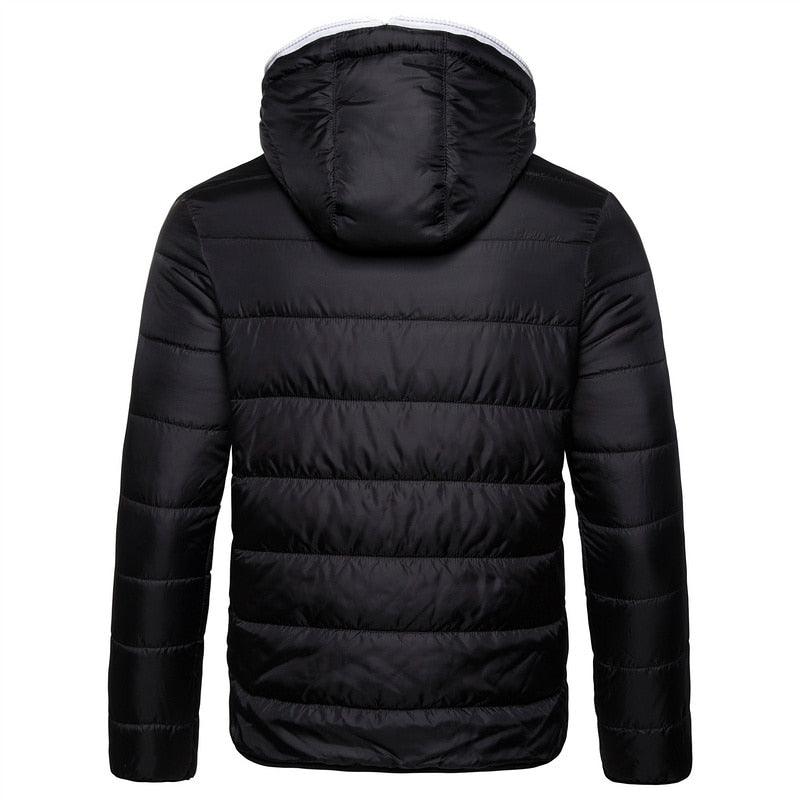 Men's Waterproof Hooded Windproof Lightweight Winter Hiking Jacket