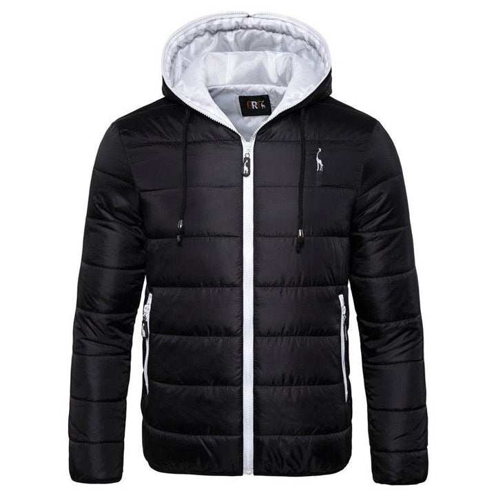 Men's Waterproof Hooded Windproof Lightweight Winter Hiking Jacket