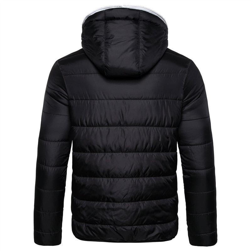 Men's Waterproof Hooded Windproof Lightweight Winter Hiking Jacket