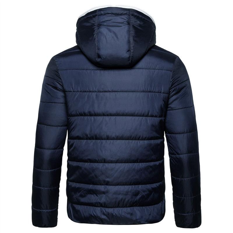 Men's Waterproof Hooded Windproof Lightweight Winter Hiking Jacket