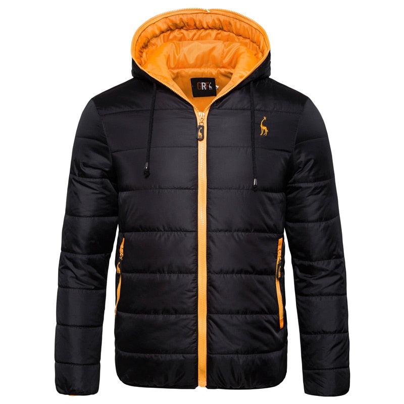 Men's Waterproof Hooded Windproof Lightweight Winter Hiking Jacket