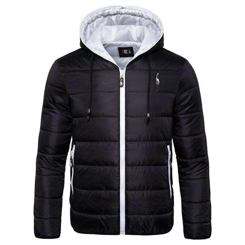 Men's Waterproof Hooded Windproof Lightweight Winter Hiking Jacket