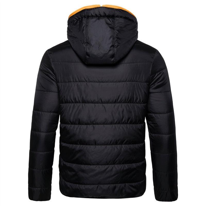 Men's Waterproof Hooded Windproof Lightweight Winter Hiking Jacket