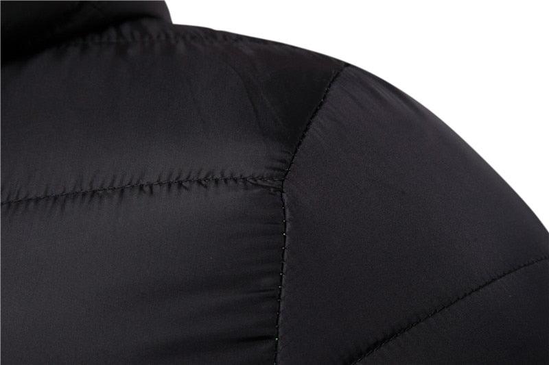 Men's Waterproof Hooded Windproof Lightweight Winter Hiking Jacket