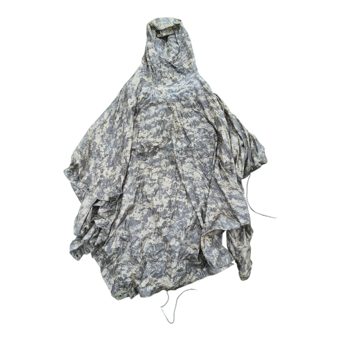 Genuine USGI ACU/UCP Wet Weather Poncho – Tactical Rain Gear & Emergency Shelter